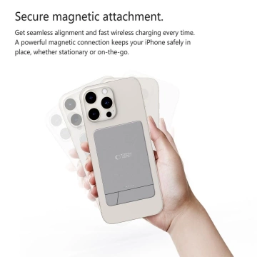Powerbank MagSafe Tech-Protect PB14 5000mAh Pop-up Space Grey