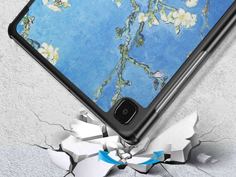 Alogy Book Cover für Galaxy Tab Tab A7 10.4 T500 / T505 Blooming Almond Glass