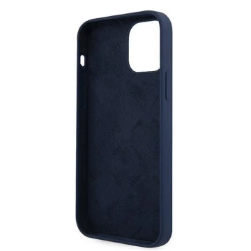 Guess GUHCP12SLSVSBL iPhone 12 mini 5,4" niebieski/blue Hardcase Script Vintage