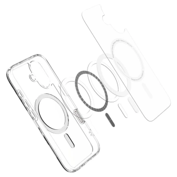 Etui Spigen Ultra Hybrid „T“ Mag MagSafe für iPhone 16 Weiß