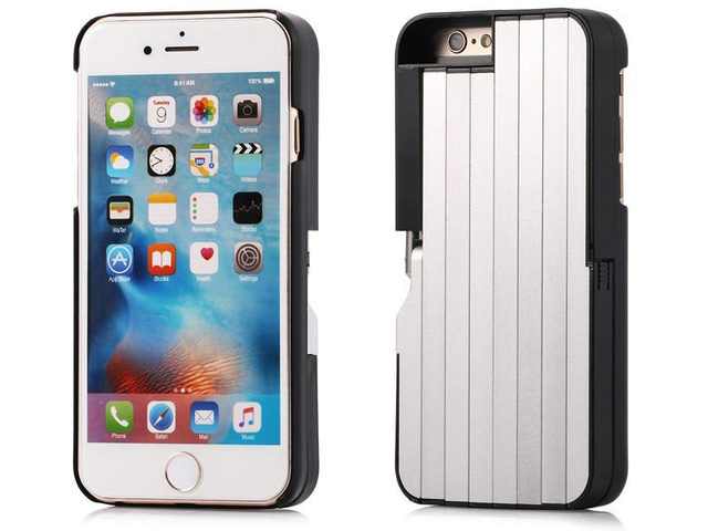 Etui Selfie Case Apple iPhone 6 / 7 / 8 / SE 2022/2020 czarny + Pilot Sterujący