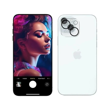 Objektivabdeckung für Apple iPhone 15/15 Plus – 3mk Lens Pro Full Cover