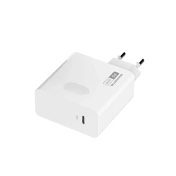 Wandladegerät 65 W Typ-C-auf-Typ-C-Kabel Somostel Power Deliver Q15 PD Weiß