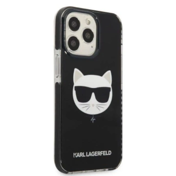 Etui ochronne na telefon Karl Lagerfeld KLHCP13LTPECK do Apple iPhone 13 Pro / 13 6,1" hardcase czarny/black Choupette Head