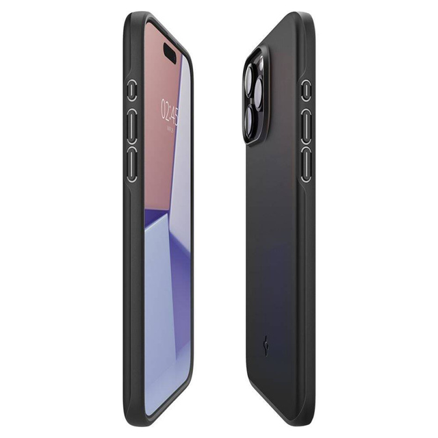 Etui do iPhone 15 Pro Spigen Tin Fit Case plecki ochronne na telefon Black