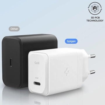 Autoladegerät Spigen Essential EV302 30W 2xUSB-A Quantum Boost Schwarz