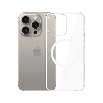 Schutzhülle für Apple iPhone 15 Pro 3mk Clear MagCase