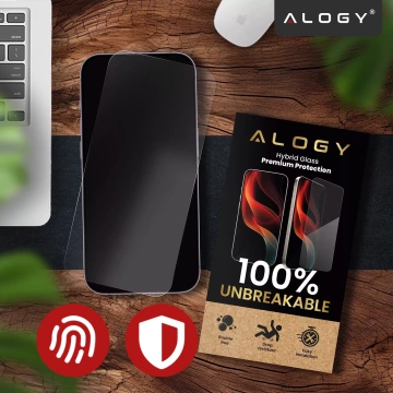 Hybridglas für Realme 11 Pro 5G / Pro Plus Displayschutzfolie Alogy Flexi Glass 9H Hüllenfreundlicher flacher Displayschutz