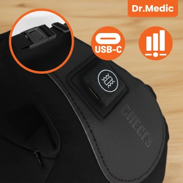 Hülle für Apple iPhone 16 Pro Max Alogy MagSafe Hybrid Matte Case Matte Cover mit Linsenschutz Schwarz