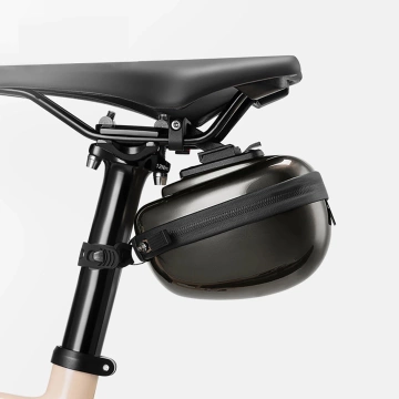 Torba Podsiodłowa Rockbros Hard Shell 0,4L Kompaktowa Wodoodporna Czarna