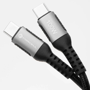 Kabel USB-C zu USB-C 100W 1,2m Nylon QC 4.0 PD SUPERVOOC