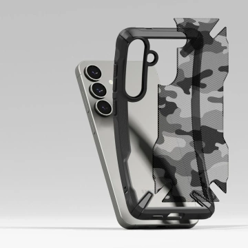 Etui für Samsung Galaxy S25 Plus Camo Black Ringke Fusion X