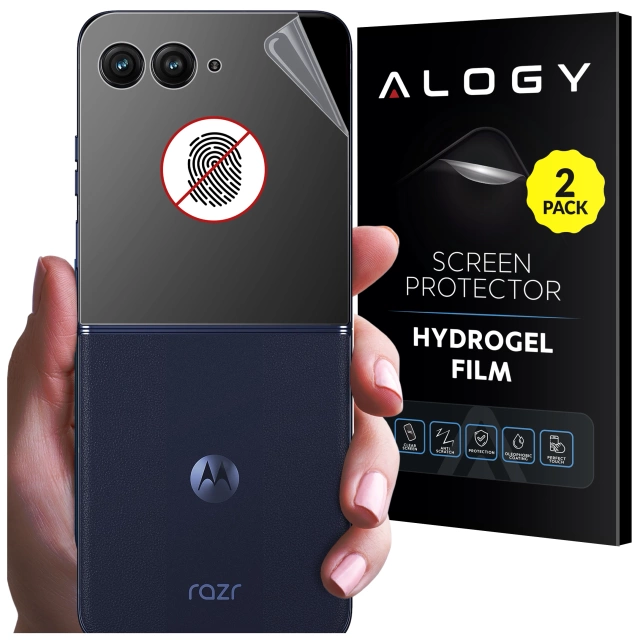 2x Folia "MATOWA" do Motorola Razr 50 Ultra Hydrożelowa Alogy HydroSkin Matte Pro™ na ekran do etui "BEZ ODCISKU PALCÓW"
