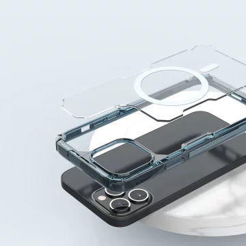 Nillkin Nature Pro Magnetische Hülle für iPhone 13 Pro Magnetic Armor Cover Transparente Hülle (MagSafe-kompatibel)