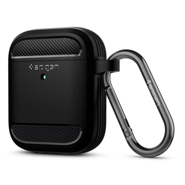 Spigen Rugged Armor Apple Airpods mattschwarz