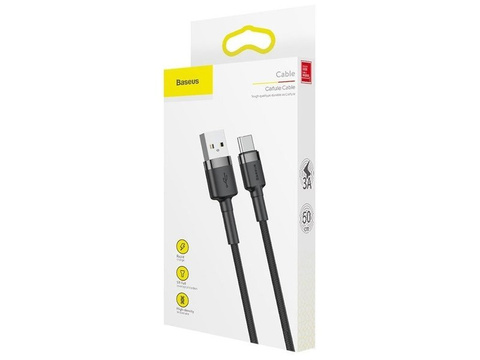 Baseus Kabel Cafule USB-C Typ C 2A 3m Grau