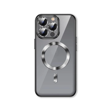 Etui Wozinsky Electroplated MagSafe do Samsung Galaxy S24 FE Srebrne