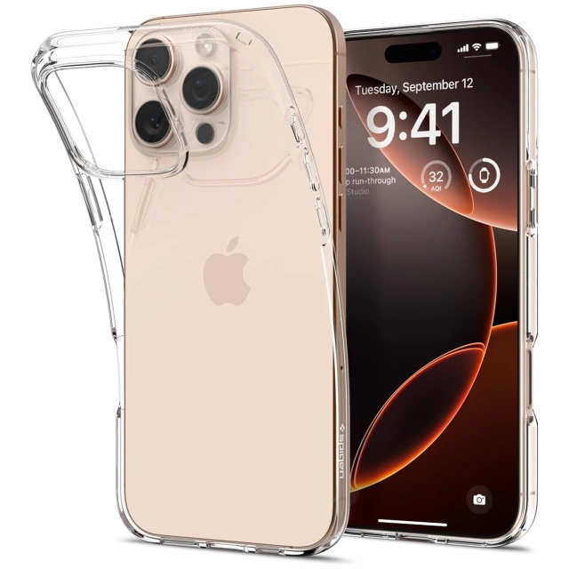 Etui do iPhone 16 Pro Max Spigen Liquid Crystal obudowa ochronna na telefon Crystal Clear