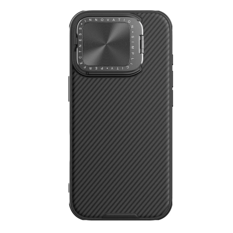 iPhone 16 Pro Max Nillkin CamShield Prop Case mit Ständer Schwarz