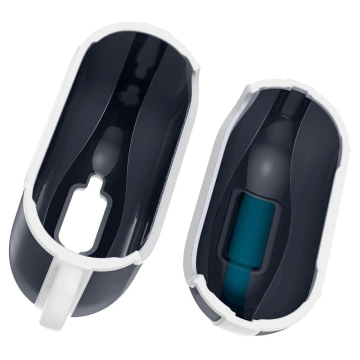 Apple AirPods 4 Hülle Spigen Classic C1 Graphit Karabiner