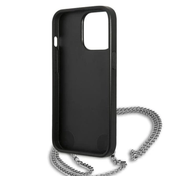 Etui Karl Lagerfeld KLHCP13LPMK do iPhone 13 Pro / 13 6,1" hardcase Leather Textured and Chain