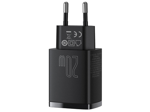 Ładowarka sieciowa Baseus USB PD QC 3.0 20W Black