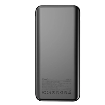 Joyroom JR-L015 20000 mAh 22,5 W Powerbank mit USB-C Lightning-Kabeln – Schwarz