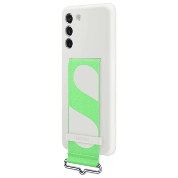 Samsung strap silikonhülle für samsung galaxy s21 fe weiß (ef-gg990twe)