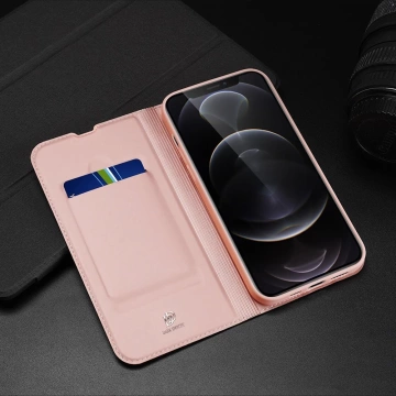Dux Ducis Skin Pro Holster Flip Cover für iPhone 13 Pro Max blau