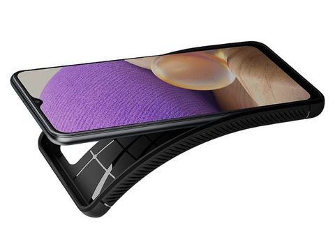 Etui Spigen Rugged Armor für Samsung Galaxy A32 5G Mattschwarz
