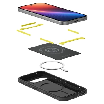 Google Pixel 9a Spear Rugged Armor MagSafe Schwarze Hülle