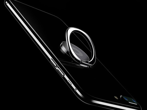 Baseus-Ring-Telefonhalter aus Metall, Desktop-Halterung, schwarz