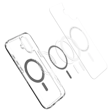 Etui Spigen Ultra Hybrid Mag MagSafe für Apple iPhone 16 Schwarz