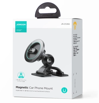 Joyroom JR-ZS366 Magnetische Armaturenbretthalterung mit 360°-Drehung – Schwarz