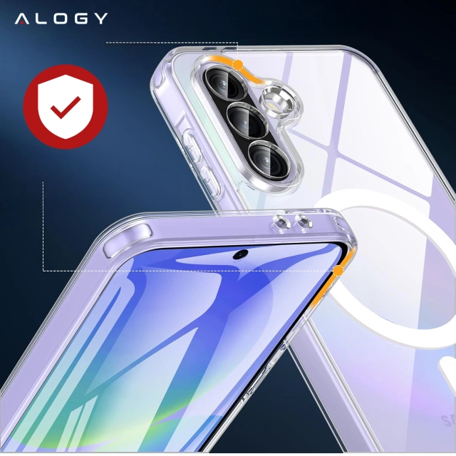 Etui do Samsung Galaxy A36 5G obudowa ochronna na telefon Alogy HybridShield™️ Case Przezroczyste