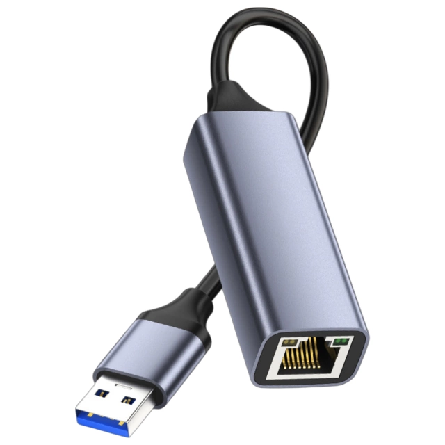 Przejściówka USB do Ethernet Adapter Alogy karta sieciowa LAN RJ45 GIGABIT 1000MBPS Czarna