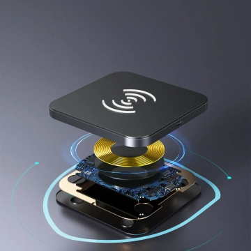 Choetech Set aus 2x Qi 10W kabelloses Ladegerät (2 Farben, schwarz und weiß) USB-Kabel 1,2 m (T511-S schwarz/weiß)