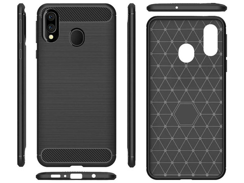 Alogy Rugged Armor Hülle für das Samsung Galaxy A30 / A20 / M10S schwarz