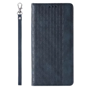 Magnet Strap Case Hülle für iPhone 13 Tasche Geldbörse Mini Lanyard Anhänger Blau