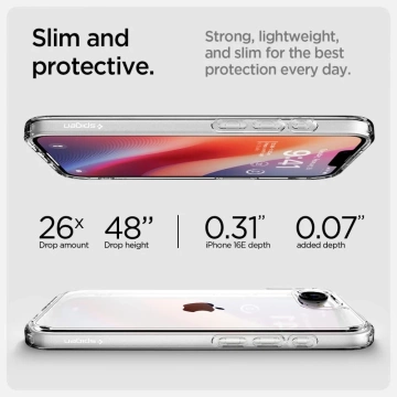 Etui für iPhone 16e Spigen Ultra Hybrid Crystal Clear