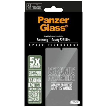 Keramikglas für Samsung Galaxy S25 Ultra PanzerGlass Keramik-Displayschutz