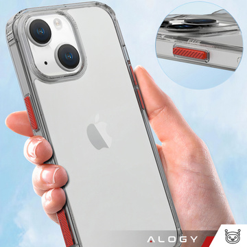 Alogy Protective Case Schutzhülle für Apple iPhone 14 Plus Schwarz und Klarglas