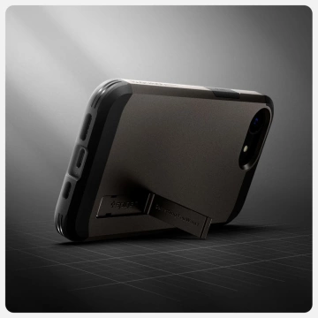 Hülle für iPhone 16E Spigen Tough Armor Mag MagSafe Gunmetal