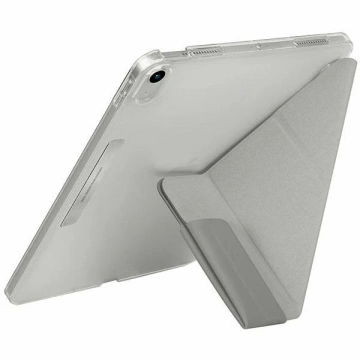Etui na tablet UNIQ Camden do Pad 11 gen. (2025) / iPad 10 gen. (2022) szary/grey fossil Antimicrobial