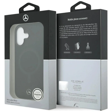 Etui do iPhone 17 Mercedes-Benz Smooth Leather MagSafe Black