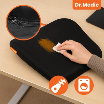 DR.MEDIC LumbarGuard™ Auto-Rückenkissen Ergonomisches Lendenkissen für Autositze für Fahrer und Beifahrer