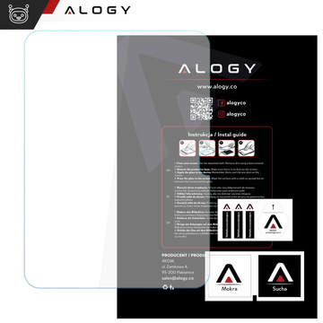 Gehärtetes Glas für Apple iPad 10.9 10 Gen 2022 (A2696/A2757/A2777) Alogy Displayschutz Pro 9H-Loch-Displayschutz