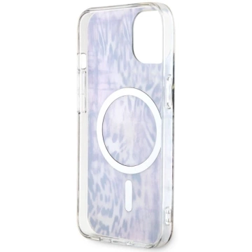 Etui Guess GUHMP14SHLEOPWP do iPhone 14 6.1" hardcase Leopard MagSafe