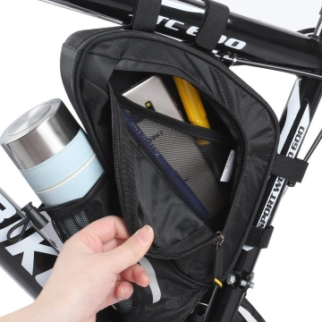 Wozinsky Fahrradtasche unter dem Rahmen 1,5l schwarz (WBB23BK)