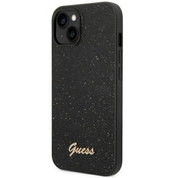 Etui Guess GUHCP14MHGGSHK für Apple iPhone 14 Plus 6,7" Czarny/Black Hard Case Glitter Script